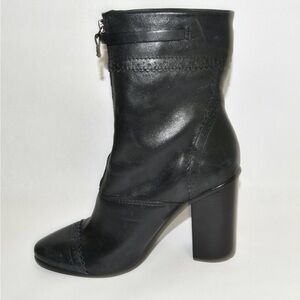 Tory Burch Huxley Black Leather Boots